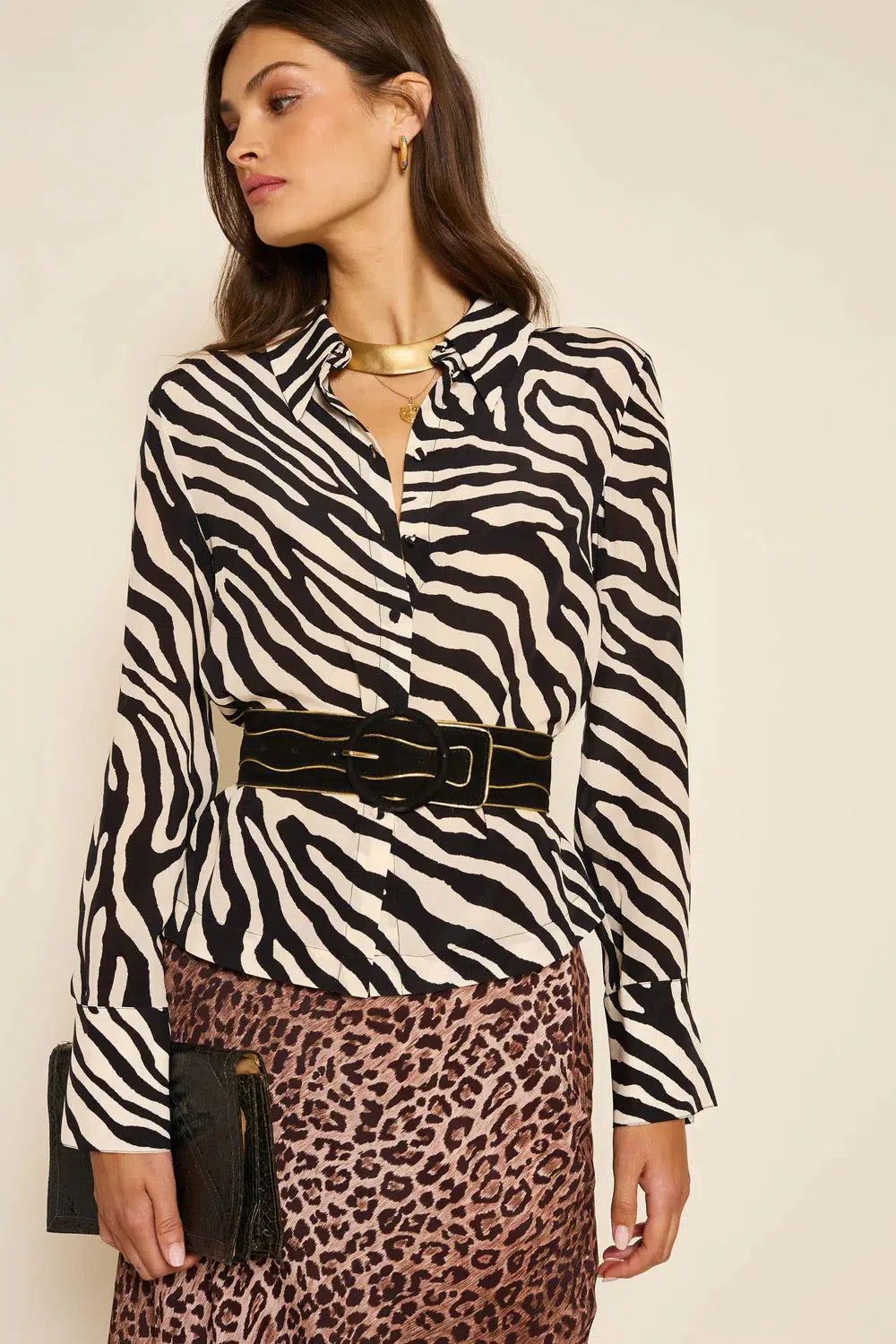 Havan Top - Zebra Black-Top-Rixo-Debs Boutique