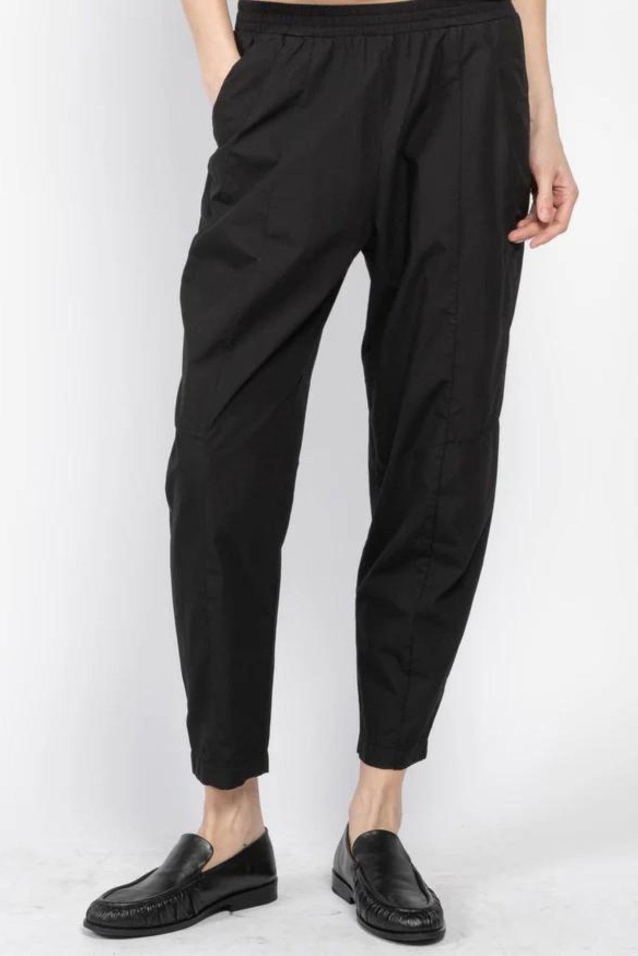 COTTON PANT BLACK-PANT-Transit-Debs Boutique