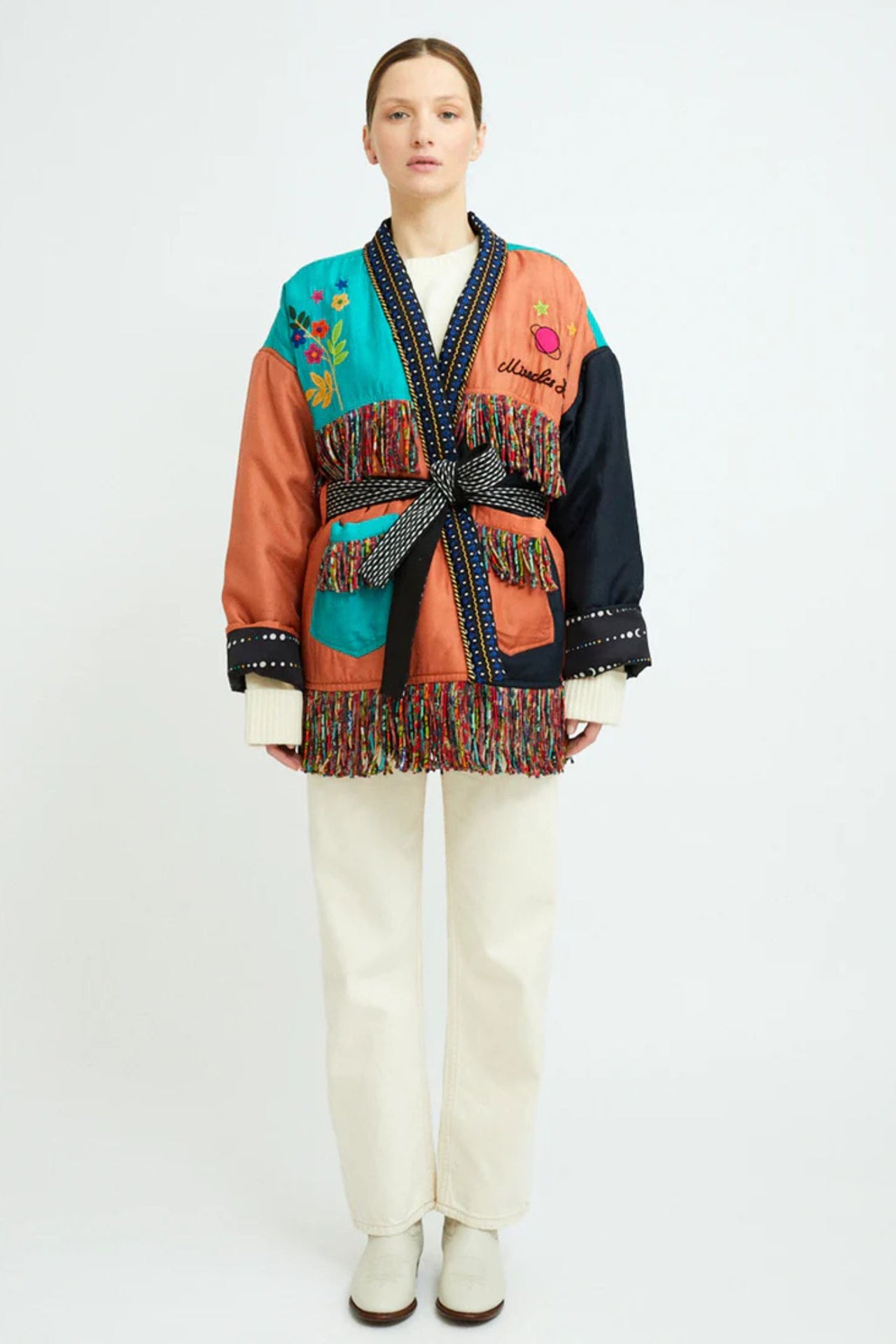 RODEO SILK KIMONO - CB-Jackets & Outerwear-Monoki-Debs Boutique