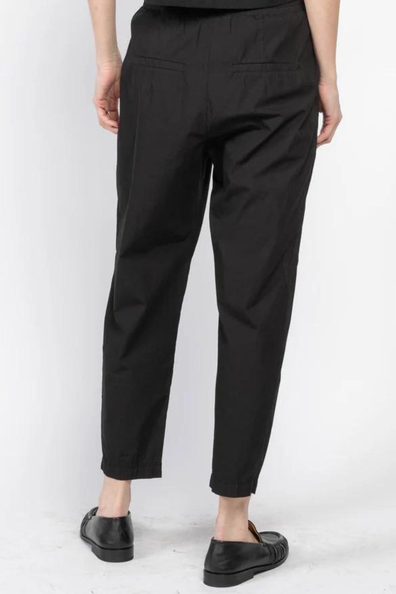 COTTON PANT BLACK-PANT-Transit-Debs Boutique