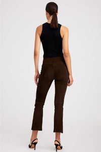 Thumbnail for Ankle Suede Flare in Americano-Pant-SPRWMN-Debs Boutique