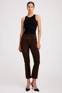 Thumbnail for Ankle Suede Flare in Americano-Pant-SPRWMN-Debs Boutique