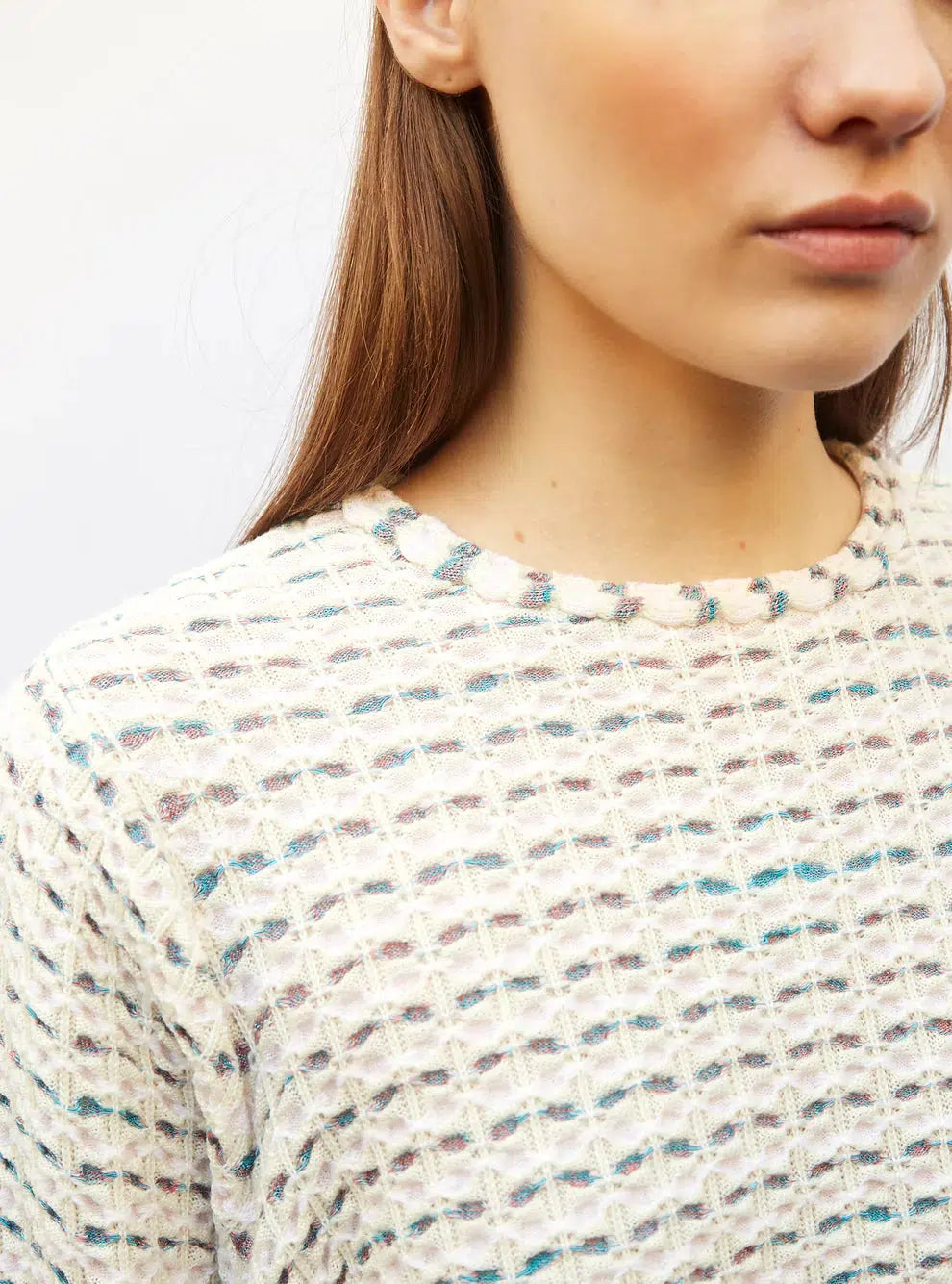 BANIA Graphic Tweed Knit-Sweater-Molli-Debs Boutique