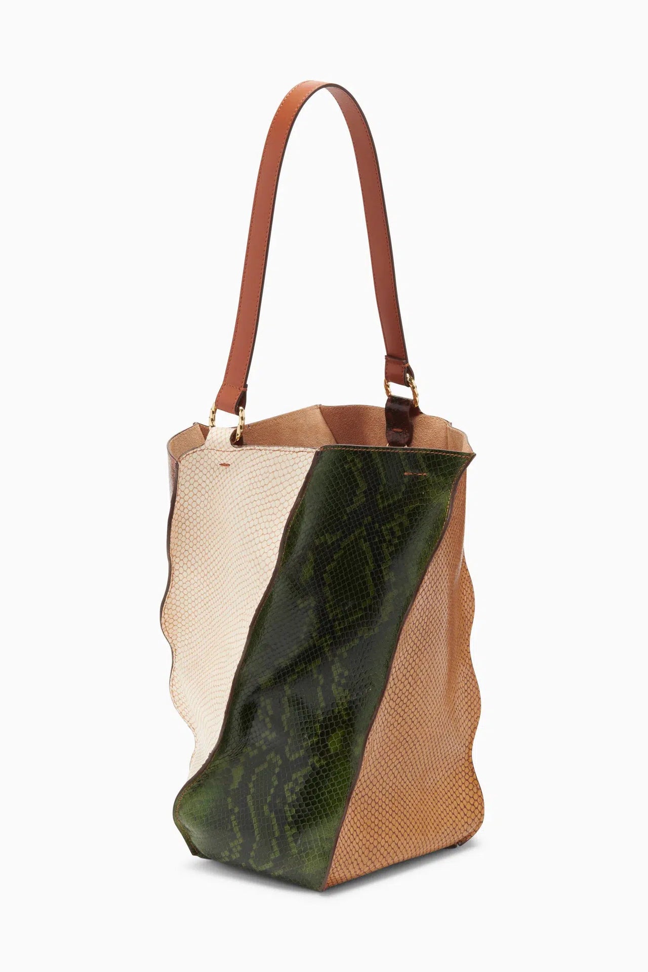 Adria Pleated Wave Bucket-Bag-Ulla Johnson-Debs Boutique