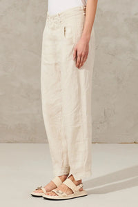 Thumbnail for Linen Signature Pant Ivory-Pant-Transit par Such-Debs Boutique