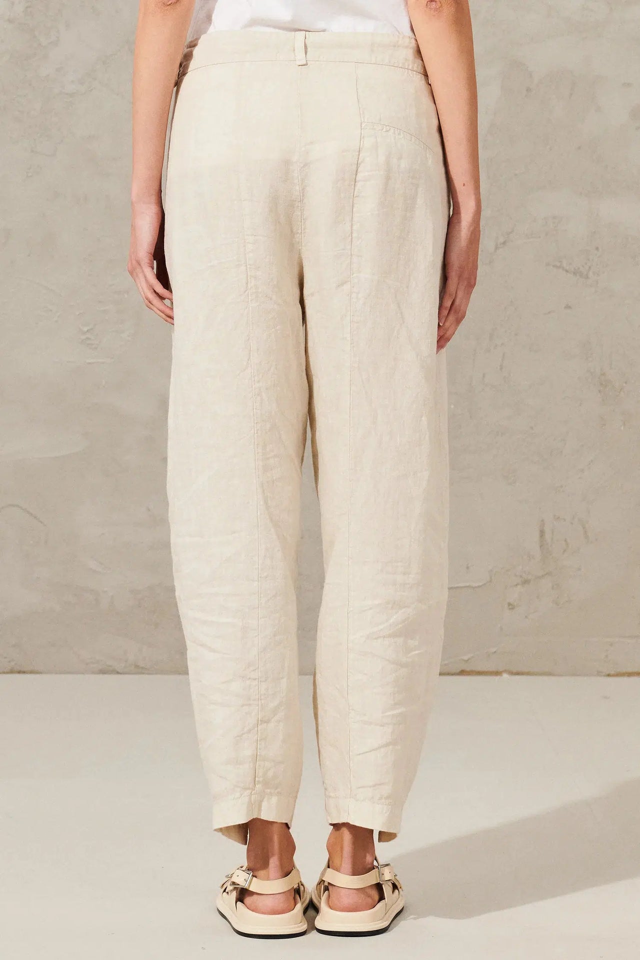 Linen Signature Pant Ivory-Pant-Transit par Such-Debs Boutique