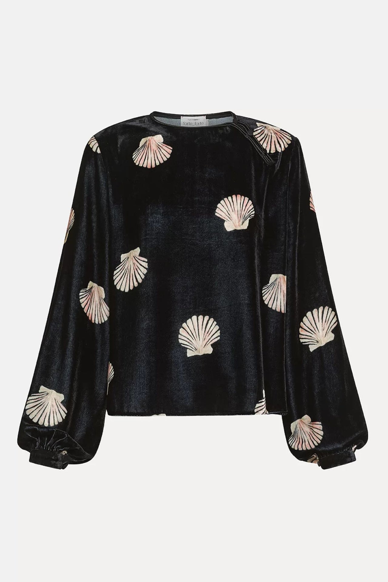 Mother of Pearl Velvet Blouse-TOP-forte_forte-Debs Boutique