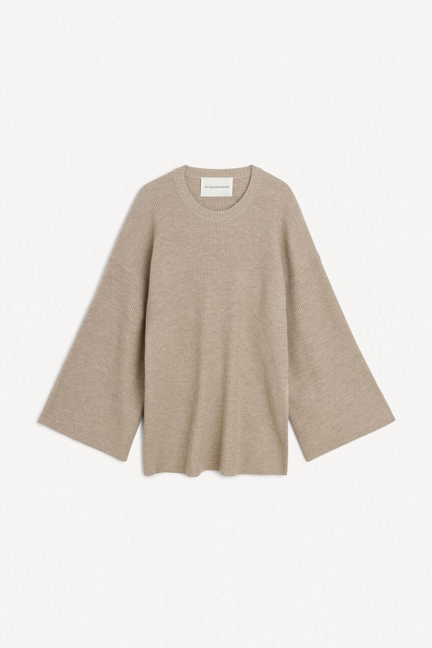 Debs Boutique By Malene Birger LEON SWEATER in Sesame