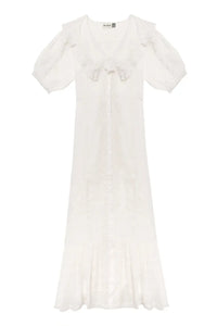 Thumbnail for Edina Dress Pansy Embroidery White-Dress-Rixo-Debs Boutique