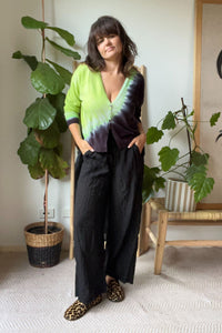 Thumbnail for Textured Wide Relaxed Pant-Pant-Transit par Such-Debs Boutique