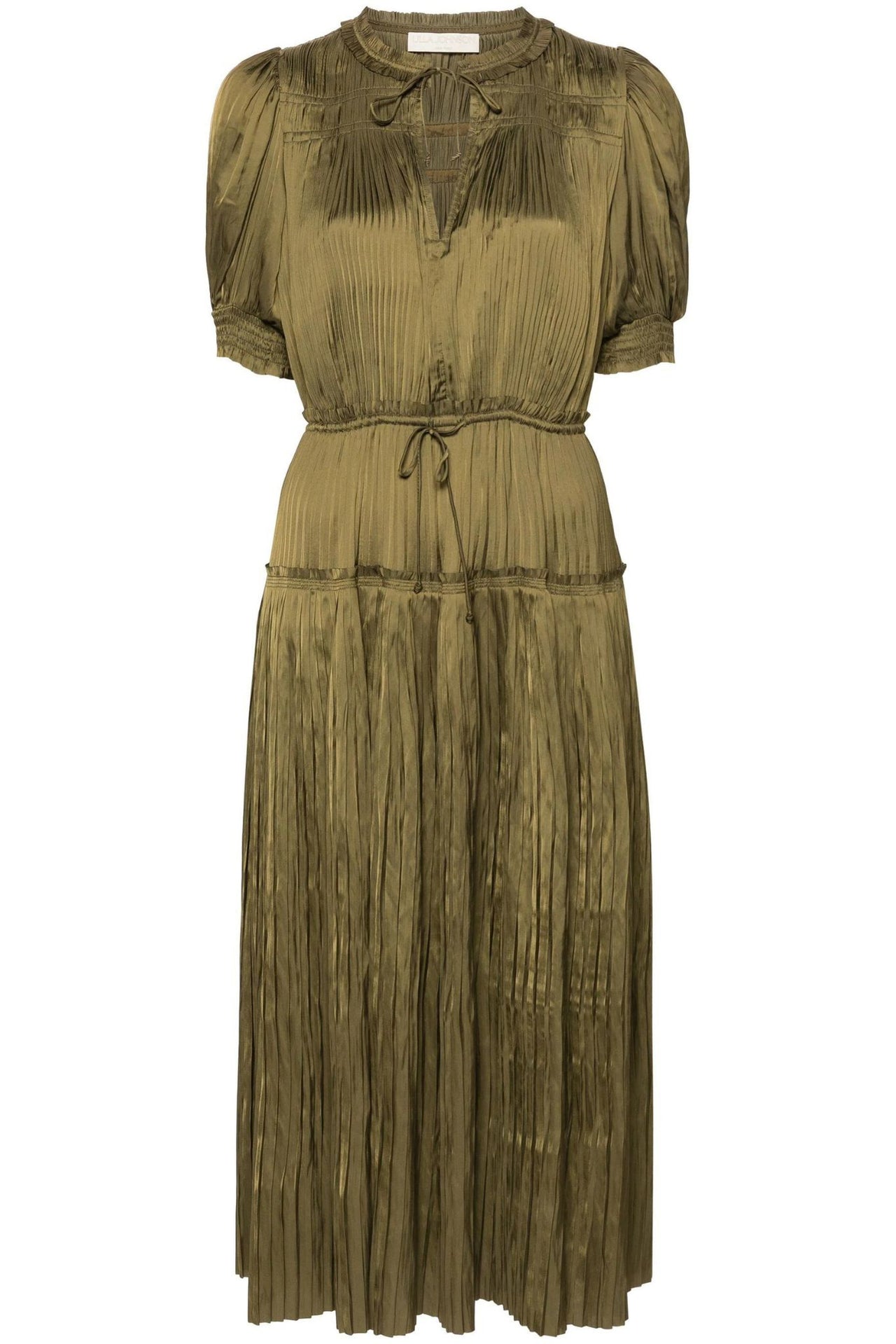 Astrid Dress in Olive-Dress-Ulla Johnson-Debs Boutique